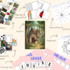 Aperçu du pack d'activités Le Jardin des Formes comprenant des fiches de décomposition de mots, des cartes de jeu et des étiquettes de lettres à assembler.