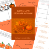 Livre et fiches d'activités sur l'automne pour enfants de maternelle – Justin le lapin